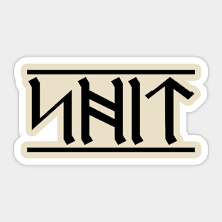 Rude Runes - Anglo-Saxon curse (9) Sticker